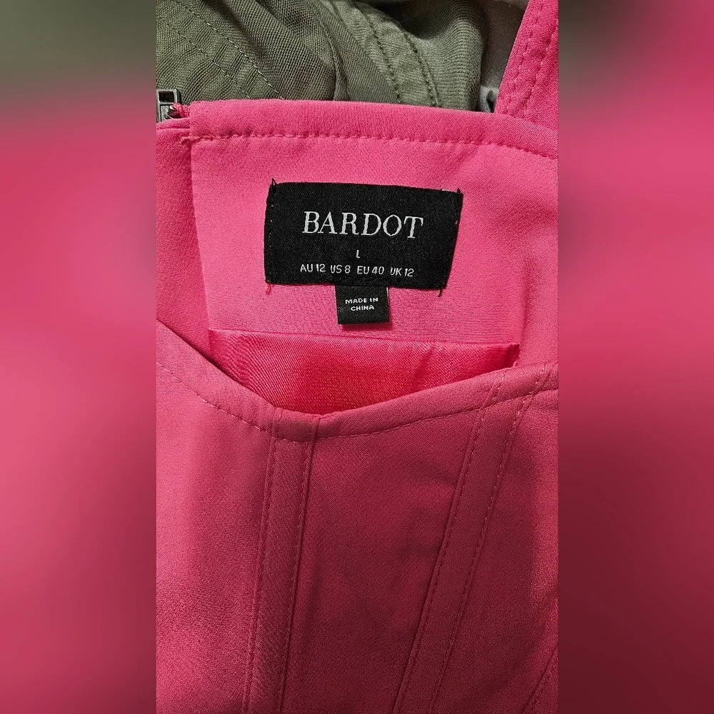Bardot Pink Midi Dress - Picture 14 of 14